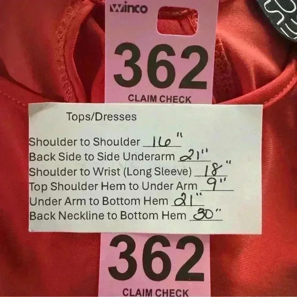 Clara Sun Woo USA Women’s M Red 3/4 Sleeve Back Neck Cutout Tunic Top - Picture 12 of 12